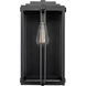 Oakland 1 Light 16.87 inch Powder Coated Black Outdoor Wall Sconce